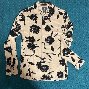 Floral Button-Up Slim Fit Shirt